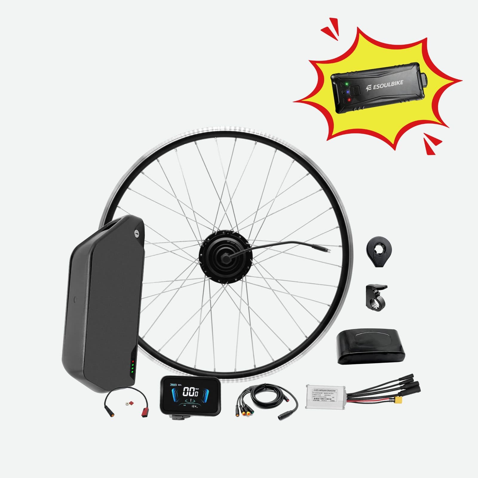 Kit de conversión ESOULBIKE 36V 250W (motor delantero)