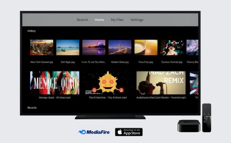 MediaFire Apple TV