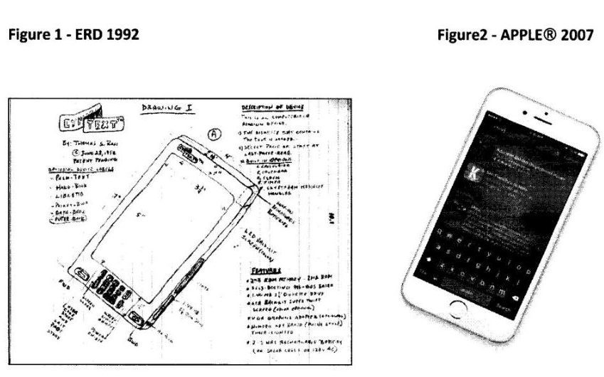 Patente del iPhone en 1992