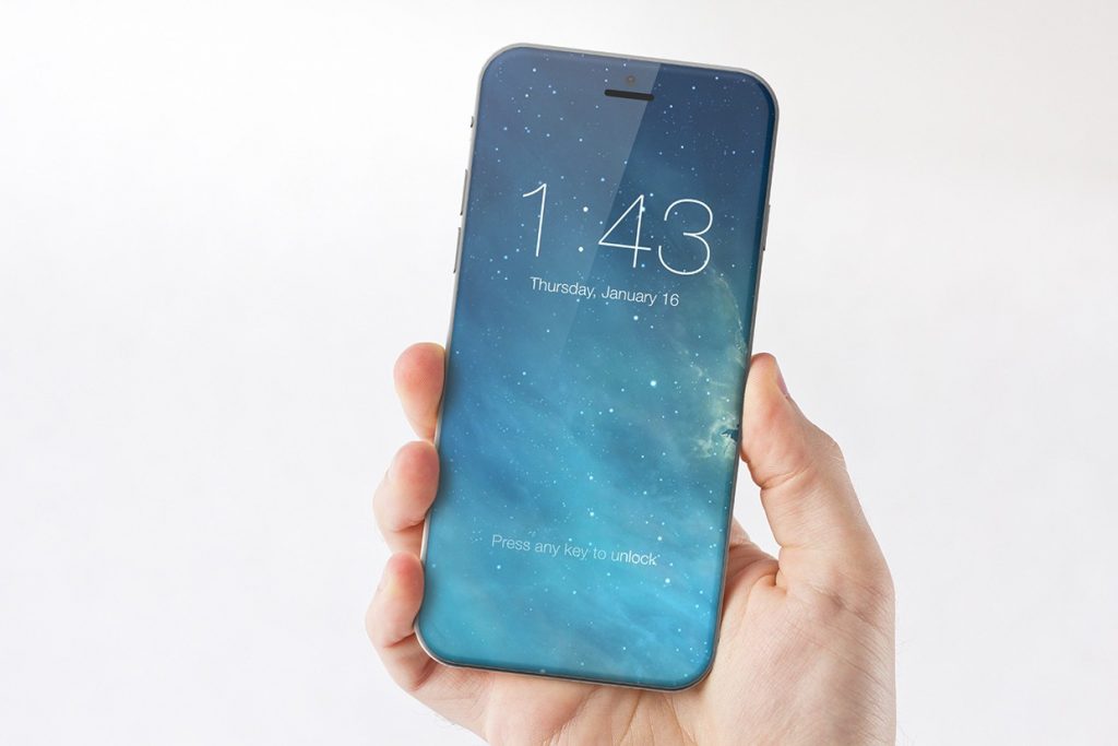 Concepto del nuevo iPhone de 2017