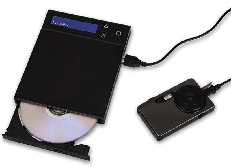 Memory card to dvd photo converter