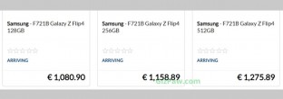 Precios filtrados: Samsung Galaxy Z Flip4